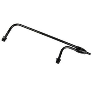 Proflow PFEFS2196BK Fuel Line Aluminium Anodised Black 3/8 " NPT or Barb Inlet 1/8 NPT Gauge Port Holley 4160