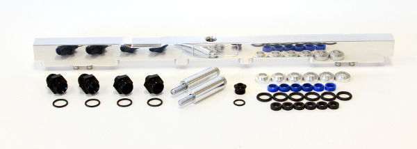 Aeroflow AF64-2059P Fuel Rail Kit for Toyota 2Jzfor 14mm Injectors Polished