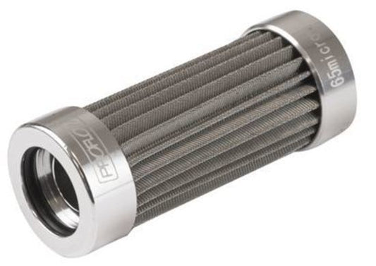 Proflow PFEFS601 Fuel Filter Element Billet Filters 301 Stainless Steel Mesh 10 microns Each