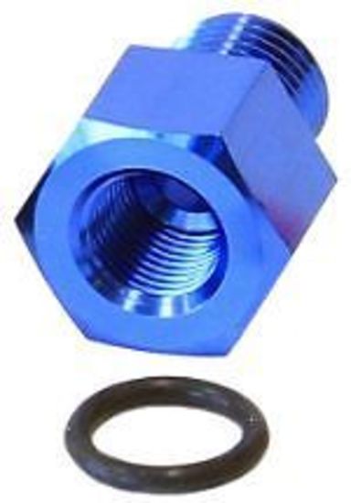 Aeroflow AF64-2063 Fuel Rail Adapt for Mazda / for Toyotarx-7 - Mr2 / Celica Gt4 Blue