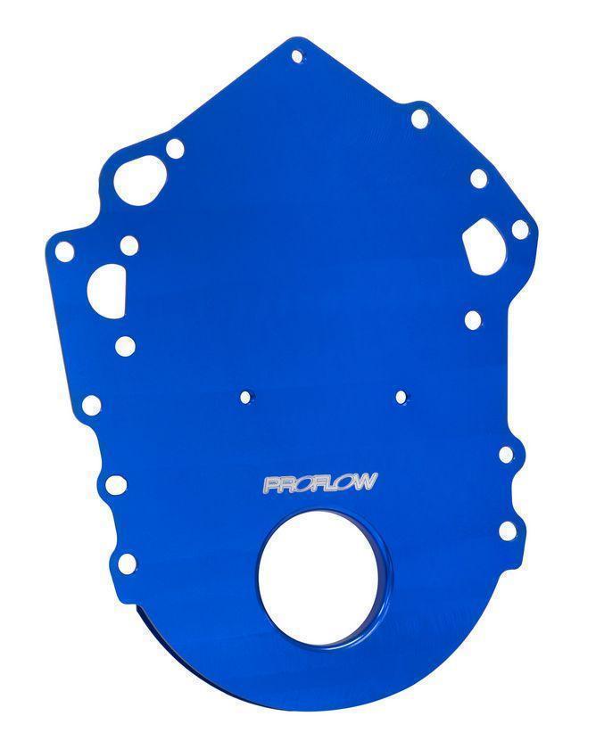 Proflow PFEFTCCB Timing Cover 1-Piece Billet Aluminium Anodised Blue For Ford 302 351C Each