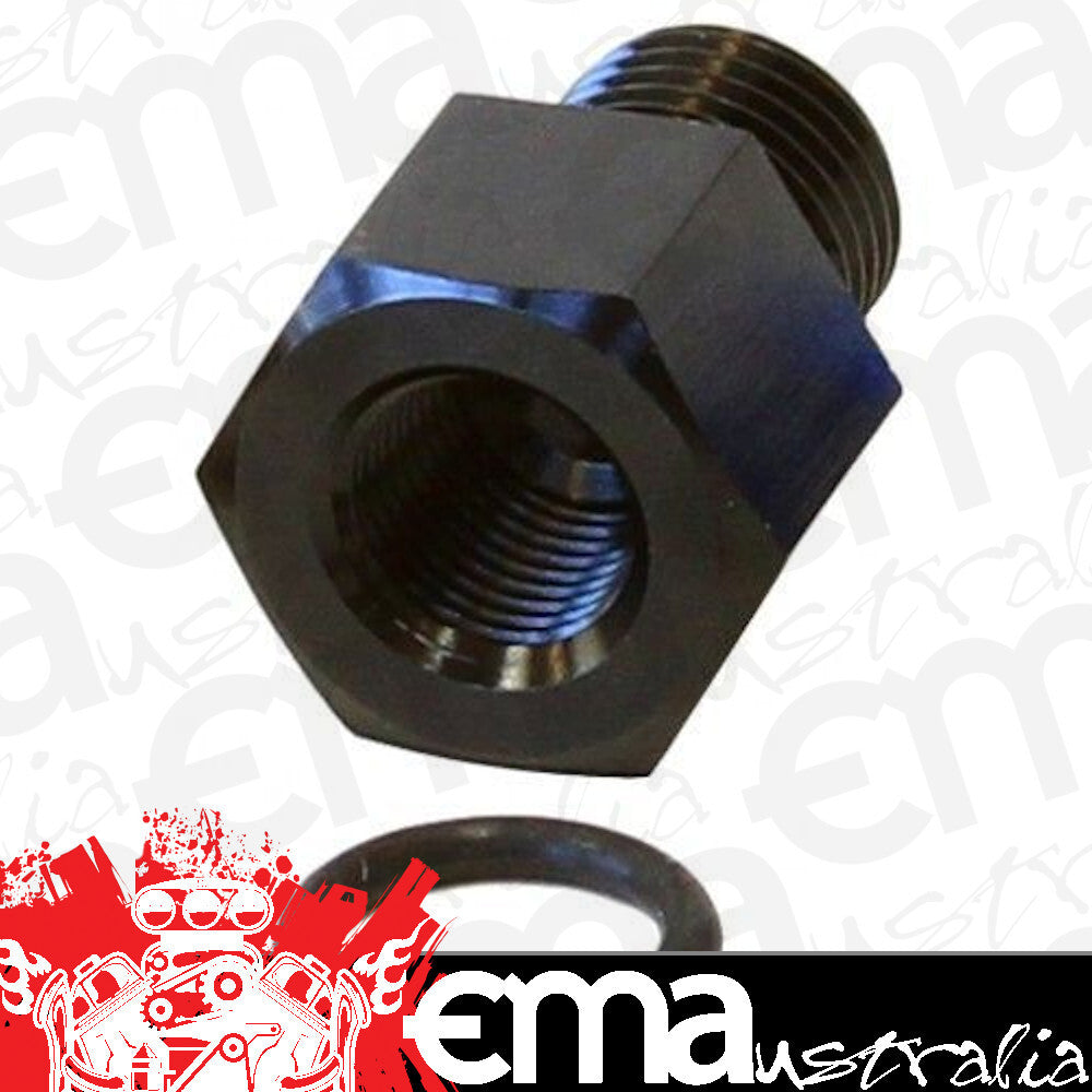 Aeroflow AF64-2063BLK Fuel Rail Adapt for Mazda / for Toyotarx-7 - Mr2 / Celica Gt4 Black