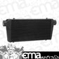 Proflow PFEIC600300BK Intercooler Bar & Plate 600 x 300 x 76mm 3.0'' Outlets Aluminium Universal Black