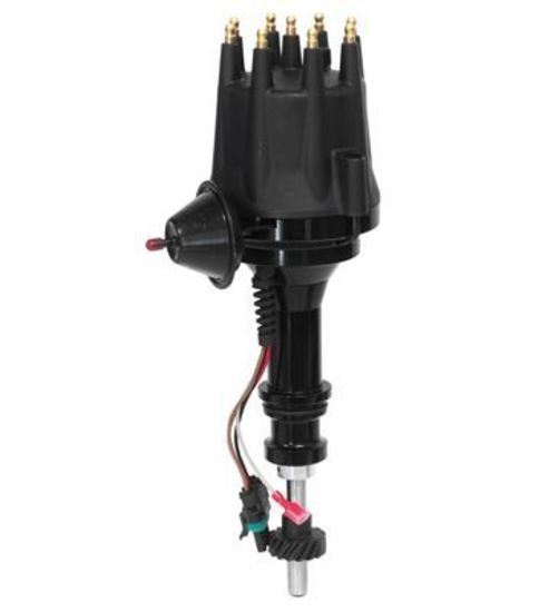 Proflow PFEID410R Distributor Billet Black Ready-to-Run Vacuum Advance For Ford 289 302 Windsor