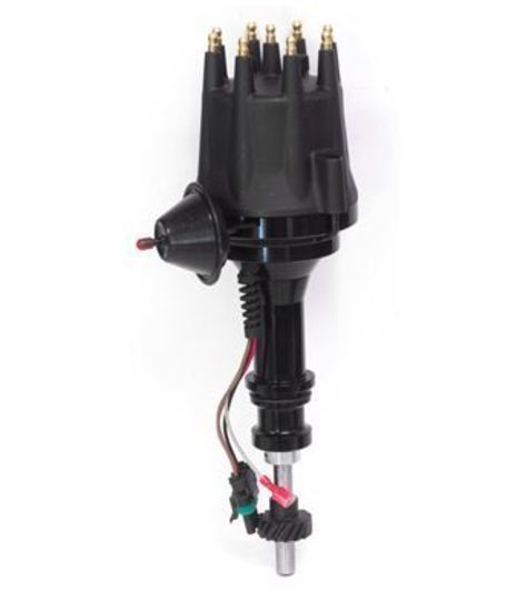 Proflow PFEID420R Distributor Billet Black Ready-to-Run Vacuum Advance For Ford 351Windsor