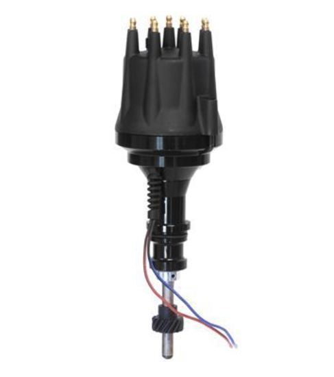 Proflow PFEID430M Distributor Pro Series Magnetic Pickup Mechanical Advance Black Cap SB For Ford 289-302 Windsor