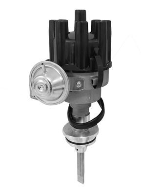 Proflow PFEID510E Distributor HEI Street Series Vacuum Advance Black Cap SB For Chrysler 318 340.360