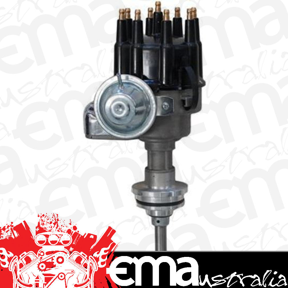 Proflow PFEID520E Distributor HEI Street Series Vacuum Advance Black Cap BB For Chrysler 440