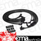 Proflow PFEIGL988BK Spark Plug Pro Lead Wires Set 8.8mm Black Black Boots 90 Degree Boots Universal V8 with Separator Set