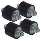Proflow PFEIGN8823 Vibration Mounts Rubber Black 10-32 Threads MSD Set of 4