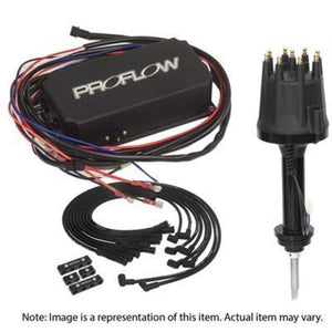 Proflow PFEIGNKL520 Ignition Combo Kit Pro Series Billet Distributor Pro Lead Wires 8.8mm Ignition CDI 6AL Striker Coil BB For Chrysler 440