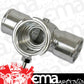 Proflow PFEIRFS Radiator Hose Filler Inline Billet Silver 1.5 "/1.5 "