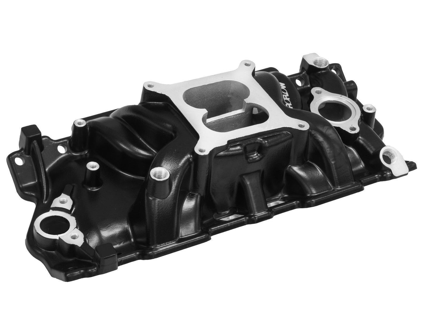 Proflow PFEM2101 Intake Manifold AirDual Aluminium Natural Square/Spread Bore For Chevrolet Small Block