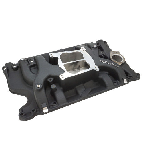 Proflow PFEM2194-BK Intake Manifold AirDual Aluminium Black Square/Spread Bore For Holden Commodore V8 253 308 Each