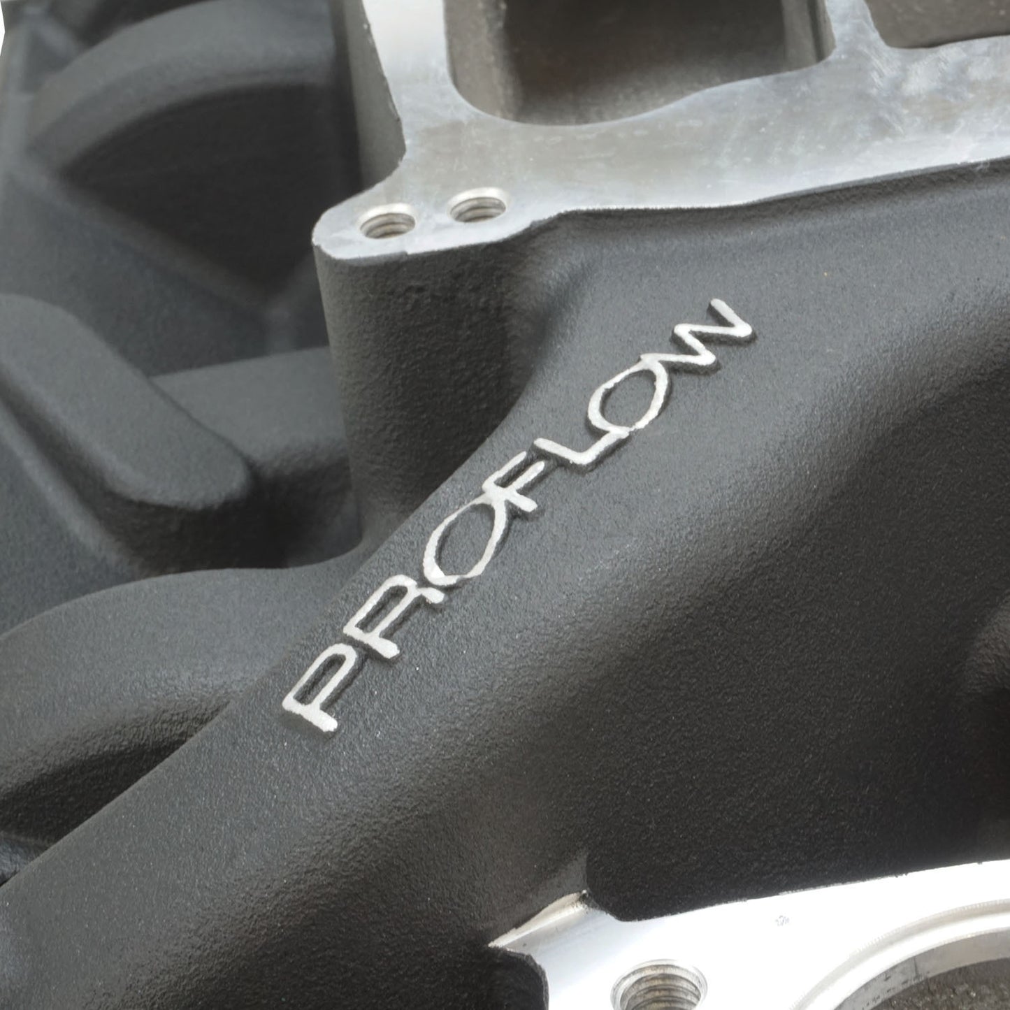 Proflow PFEM2194-BK Intake Manifold AirDual Aluminium Black Square/Spread Bore For Holden Commodore V8 253 308 Each