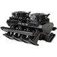 Proflow PFEM63258 SuperMax Intake Manifold Tunnel Ram For Holden Commodore LS7 EFI Fabricated Black W/Fuel Rails
