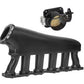 Proflow PFEM67535BK Intake Manifold Kit Fabricated Aluminium Black For Nissan TB48 Inlet Plenum 90mm Throttle Body Fuel Rail