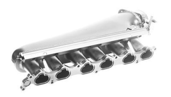 Proflow PFEM67552 Intake Manifold Kit Fabricated Aluminium For Toyota 2JZGTE Turbo non VVTI Polished Inlet Plenum 90mm Throttle Body Fuel Rail Kit