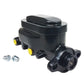 Proflow PFEMC1321BK Master Cylinder Universal GM Raised Top Aluminium Black 1.00 " Bore Dual Bowl Ports Both side Each