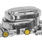 Proflow PFEMC1321CH Master Cylinder Universal GM Raised Top Aluminium Polished 1.00 " Bore Dual Bowl Ports Both side Each