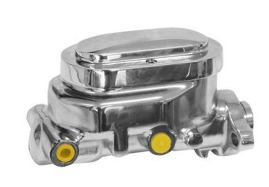 Proflow PFEMC1321CH Master Cylinder Universal GM Raised Top Aluminium Polished 1.00 " Bore Dual Bowl Ports Both side Each