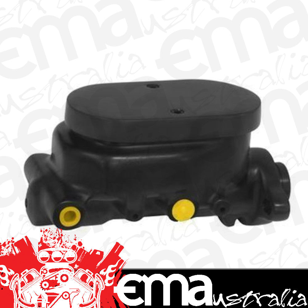 Proflow PFEMC2912FTBK Master Cylinder Flat Top Aluminium Black 1.125 " Bore Dual Bowl Ports Both side Each
