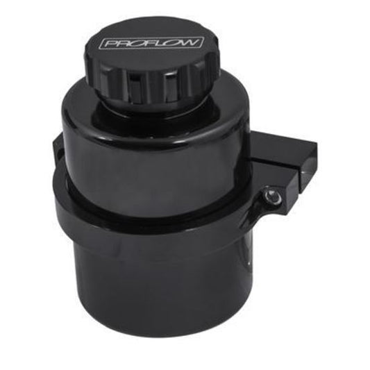Proflow PFEMC300BK Master Cylinder Reservoir Remote or Direct Mount 130mm Height 80mm Dia Billet Aluminium Black