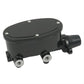 Proflow PFEMC8555-BK Master Cylinder Aluminum Black Powdercoat 1.000 " Bore Dual Bowl Front Disc/Rear Drum