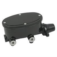 Proflow PFEMC8559-BK Master Cylinder Aluminum Black Powdercoat 1-1/8 " Bore Dual Bowl Front Disc/Rear Drum