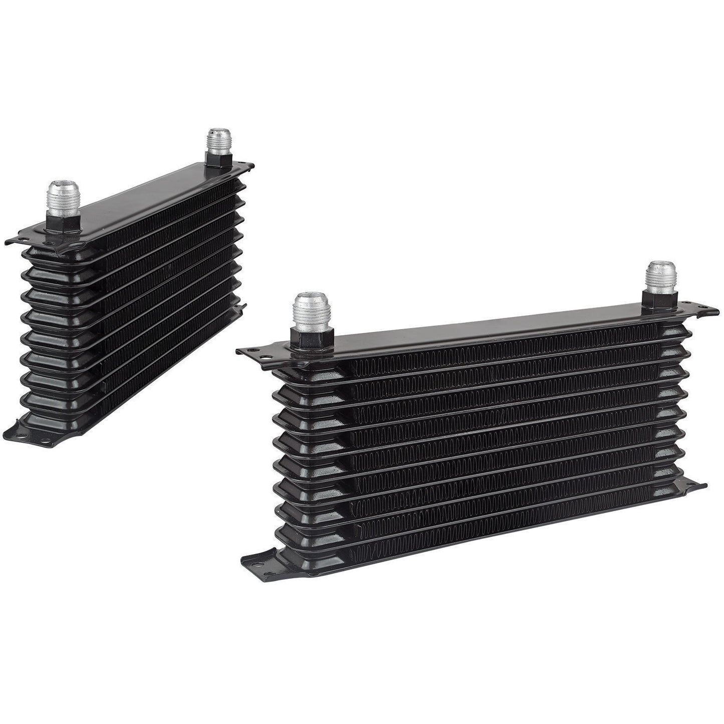 Proflow PFEOC10 Oil Cooler Ultra Pro Aluminium Black 10-Row 340mm x 135mm x 50mm Female AN10 lnlet/Outlet