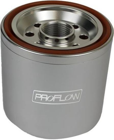 Proflow PFEOS314 Oil Filter Billet Aluminium Spin-on Silver Performance 20mm x 1.5 Thread