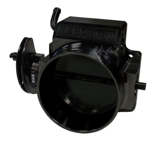 Aeroflow AF64-2070BLK GM LS 102mm Throttle Body Black Uses Std IDle & Tps