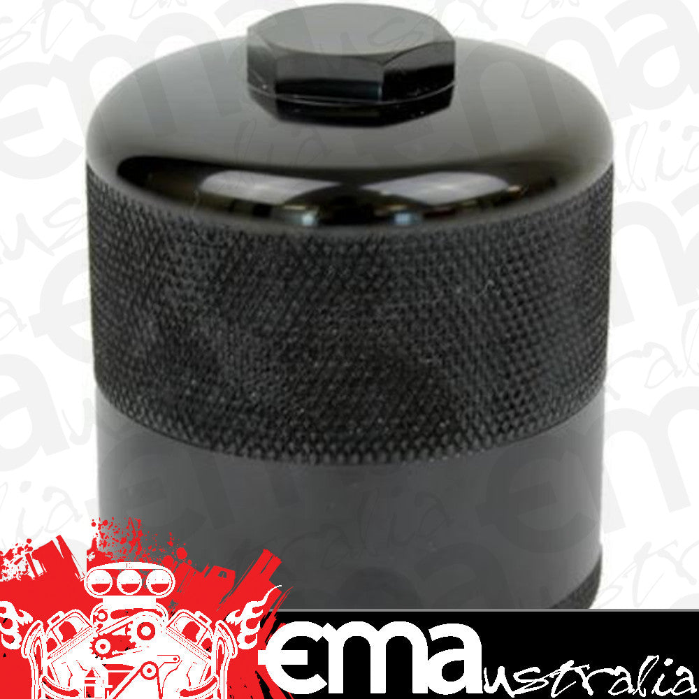 Proflow PFEOS314BK Oil Filter Billet Aluminium Spin-on Black Performance 20mm x 1.5 Thread