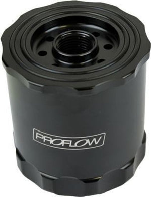Proflow PFEOS361BK Reusable Oil Filter Spin-On 3/4"-16 & 13/16"-16 Billet Aluminium Black