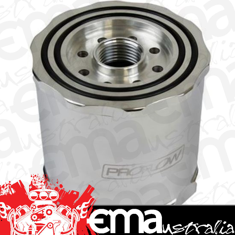 Proflow PFEOS361P Spin On Oil Filter Billet 3/4" & 13/16" Silver