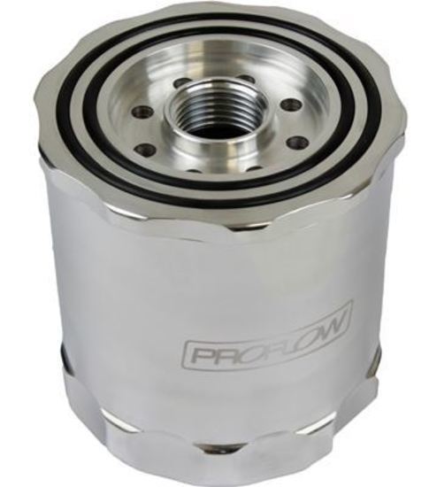 Proflow PFEOS361P Spin On Oil Filter Billet 3/4" & 13/16" Silver