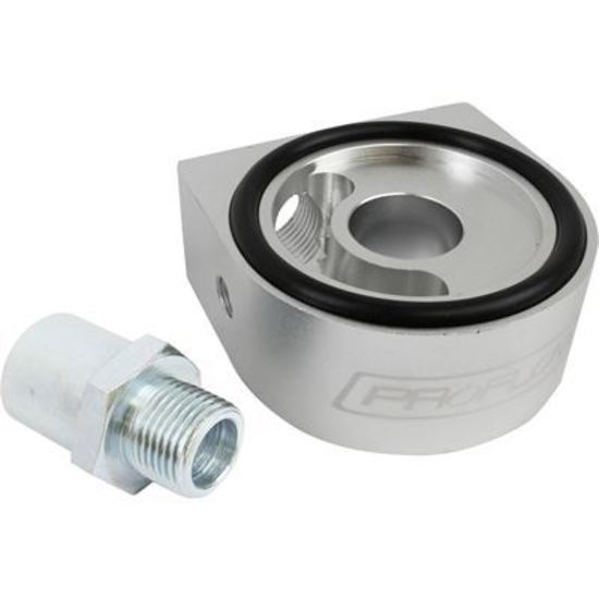 Proflow PFEOSSUNI Oil Filter Sandwich Plate Universal 13/16 3/4 M18 M20 Silver