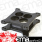 Aeroflow AF64-2071BLK Velocity Carb Spacer 2" 4150 Bolt On Horsepower Square Bore