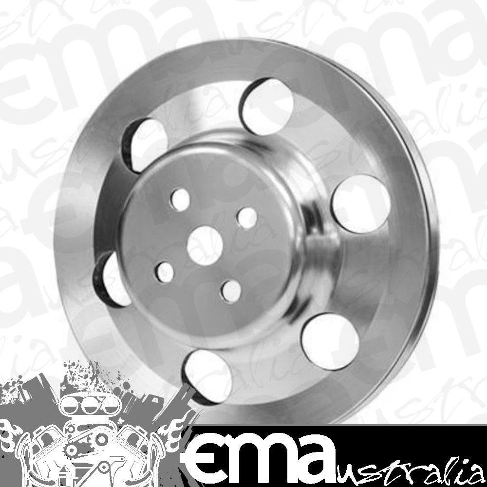 Proflow PFEP43400-1 Water Pump Pulley V-Belt 1-Groove Aluminium Polished For Ford 302 351C 351W