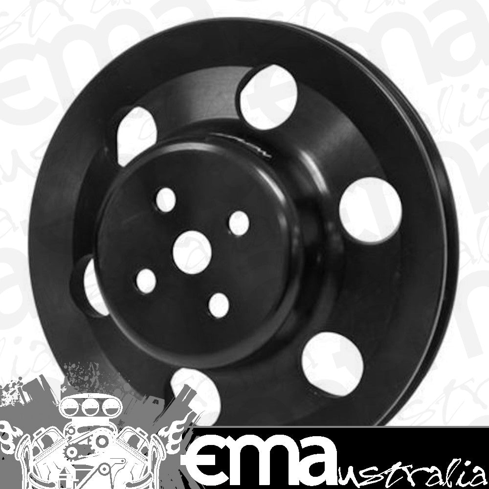 Proflow PFEP43400-1BK Water Pump Pulley V-Belt 1-Groove Aluminium Black For Ford 302 351C 351W