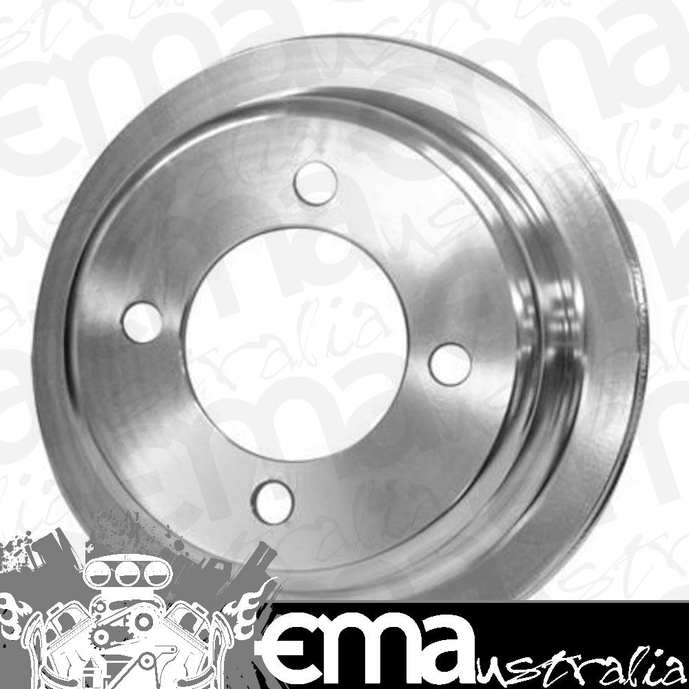 Proflow PFEP43400 Crank Pump Pulley V-Belt 1-Groove Aluminium Polished For Ford 302 351C 351W