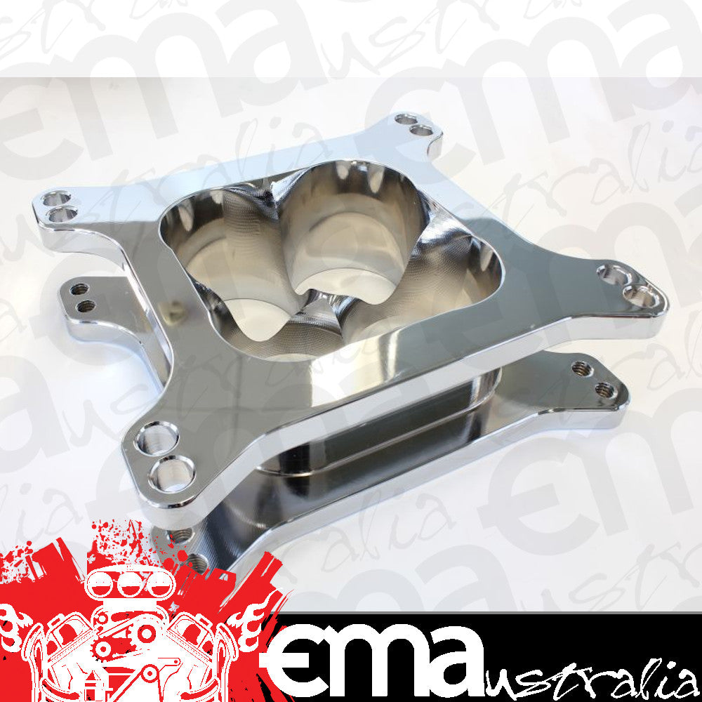 Aeroflow AF64-2071C Velocity Carb Spacer 2" 4150 Bolt On Horsepower Square Bore