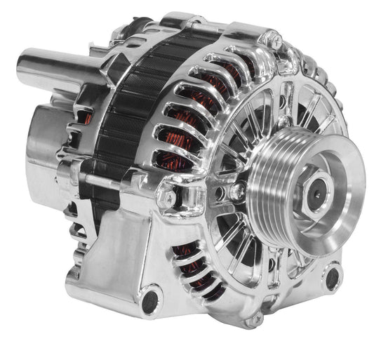 Proflow PFEPM38247 Alternator Power Spark 140 Amp For Holden Commodore LS VT VX VY Internal Regulator Polished Serpentine Pulley