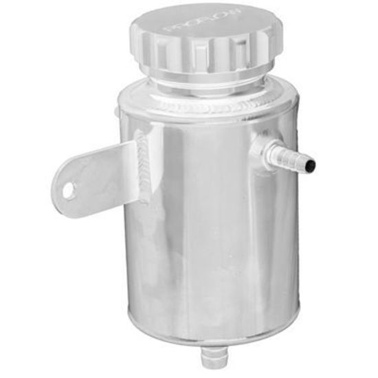 Proflow PFEPST1 Power Steering Reservoir Remote Aluminium Polished Universal 120mm x 90mm Barb Male 3/8" 1/2"