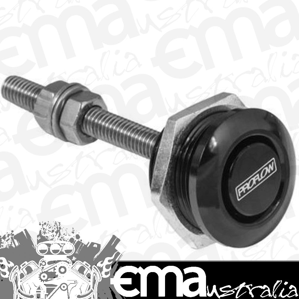 Proflow PFEQL05BK Quick Release Pro Latch Fastener Micro Aluminium Black 22 mm