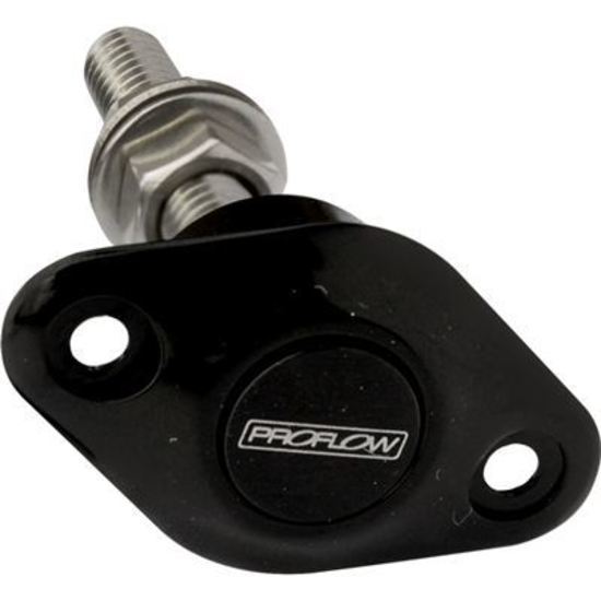 Proflow PFEQLZ370BK Quick Release Pro Latch Fastener Dzus Aluminium Black Small Head