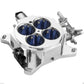 Proflow PFEQTB1000 Quad Throttle Body 4 Barrel Universal EFI 4150 & 4500 Square Bore 1375 CFM Billet Aluminium Polished