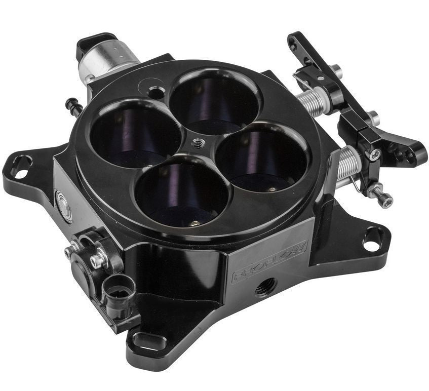 Proflow PFEQTB1000B Quad Throttle Body 4 Barrel Universal EFI 4150 & 4500 Square Bore 1375 CFM Billet Aluminium Black