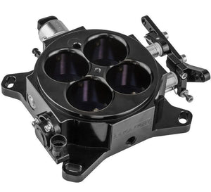 Proflow PFEQTB1000B Quad Throttle Body 4 Barrel Universal EFI 4150 & 4500 Square Bore 1375 CFM Billet Aluminium Black