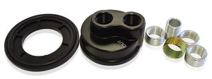 Aeroflow AF64-2076 Billet Remote Block Adapter. Suit 2-1/2"- 3-1/4 Filter. Uni